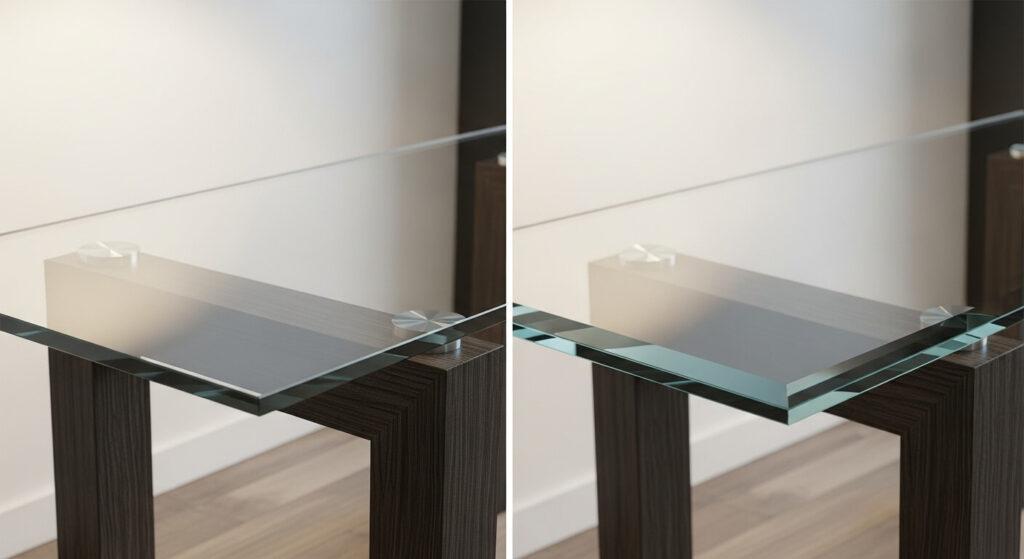 Benefits of Choosing a Glass Table Top Beveled Edge