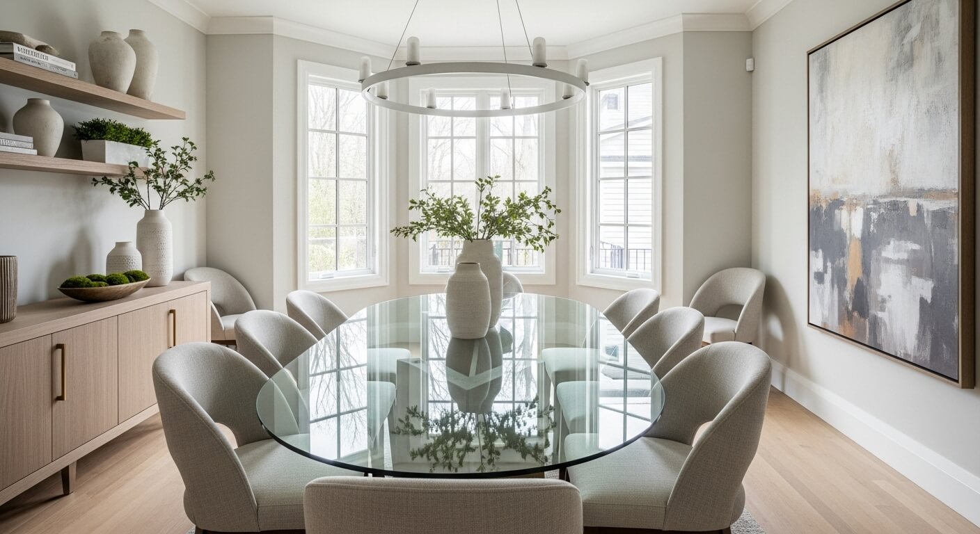 7 Stunning Reasons to Choose a Glass Top Oval Dining Table for Your Home
