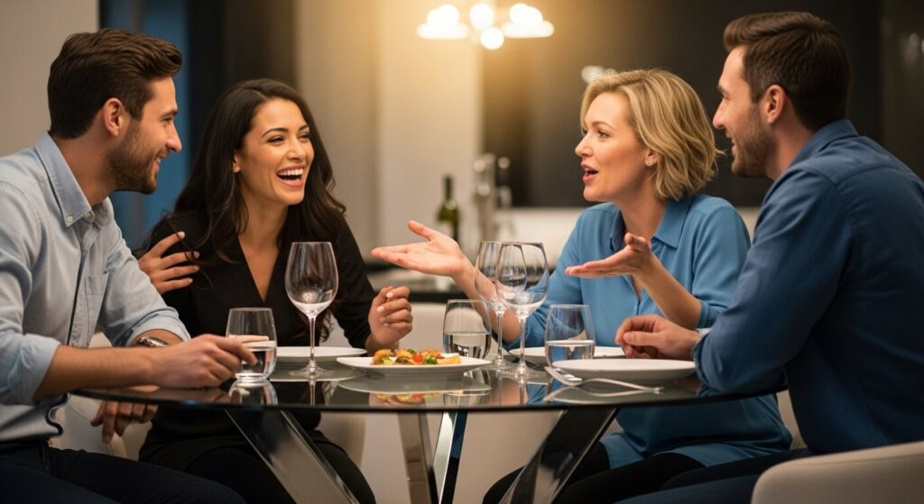 Ideal for Conversations and Hosting