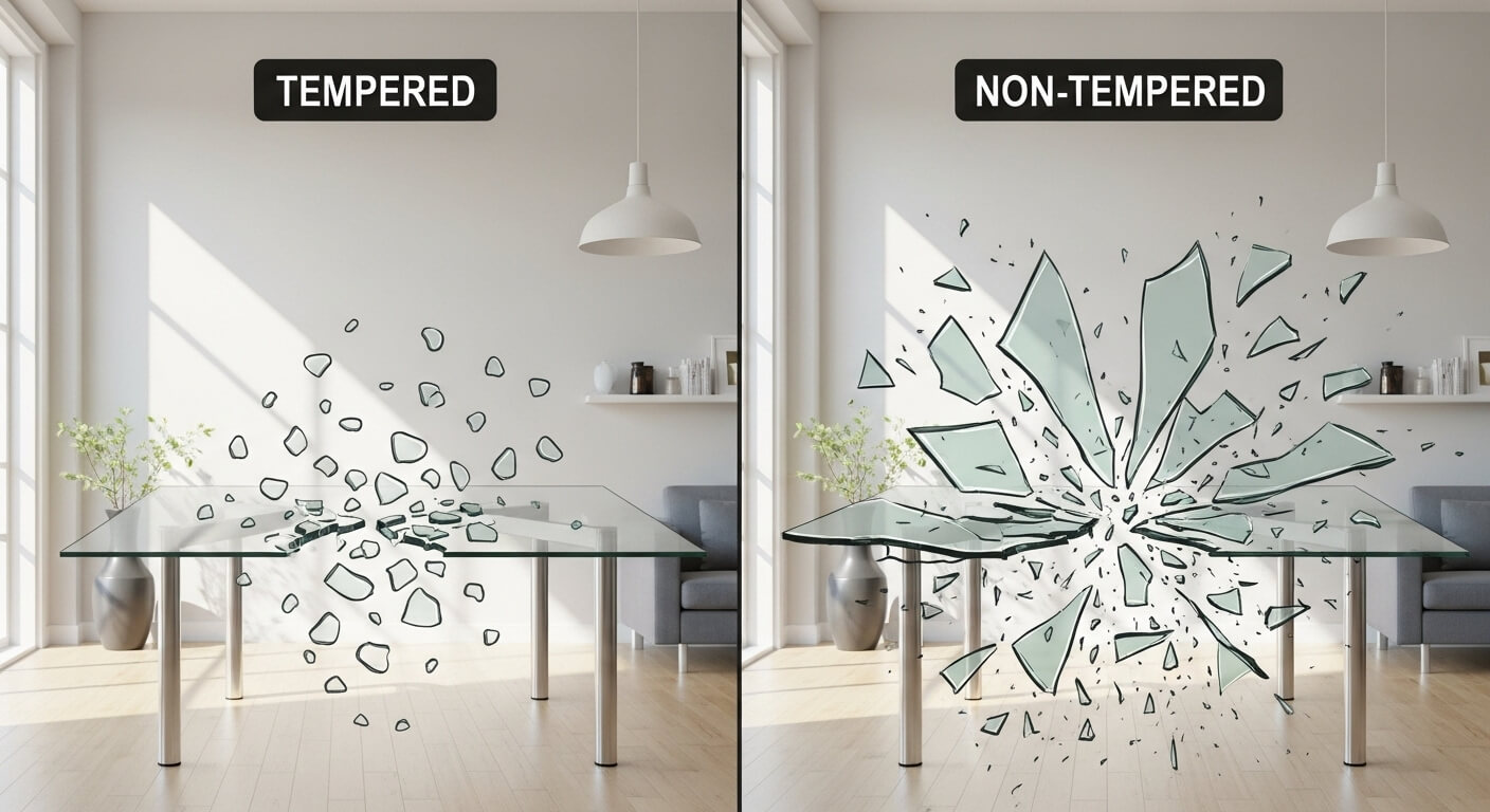 Is Table Top Glass Tempered
