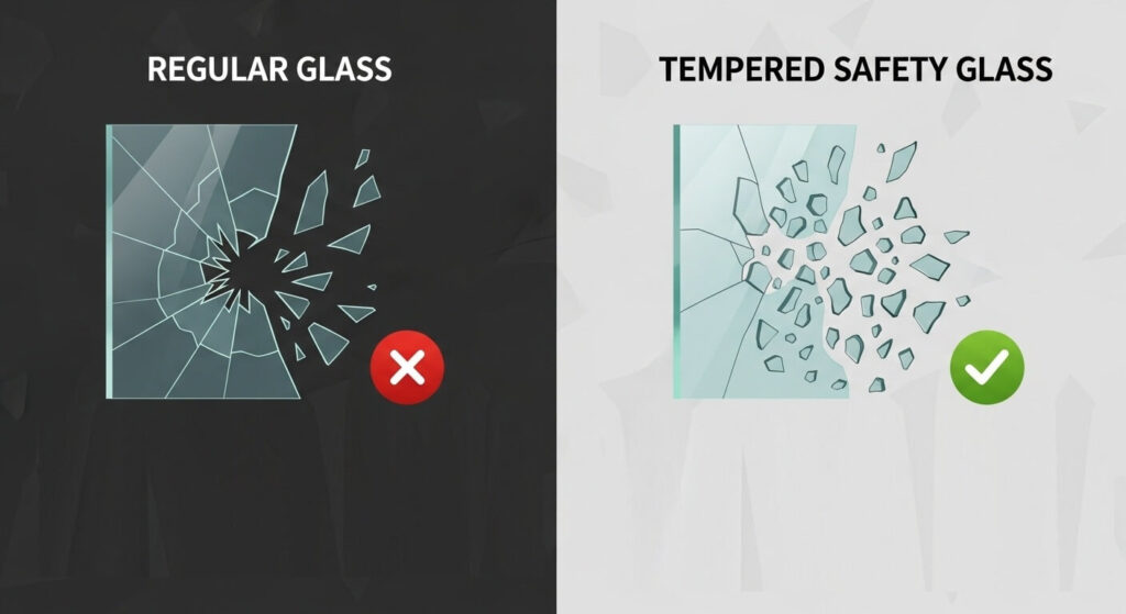 Safer Modern Designs with Tempered Glass