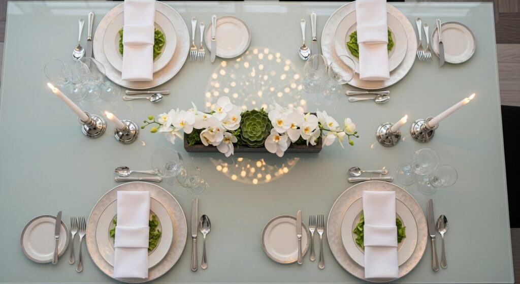Space and Style Benefits of a Glass Top Rectangular Table