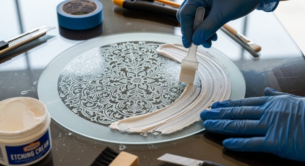 What is Table Top Glass Etching