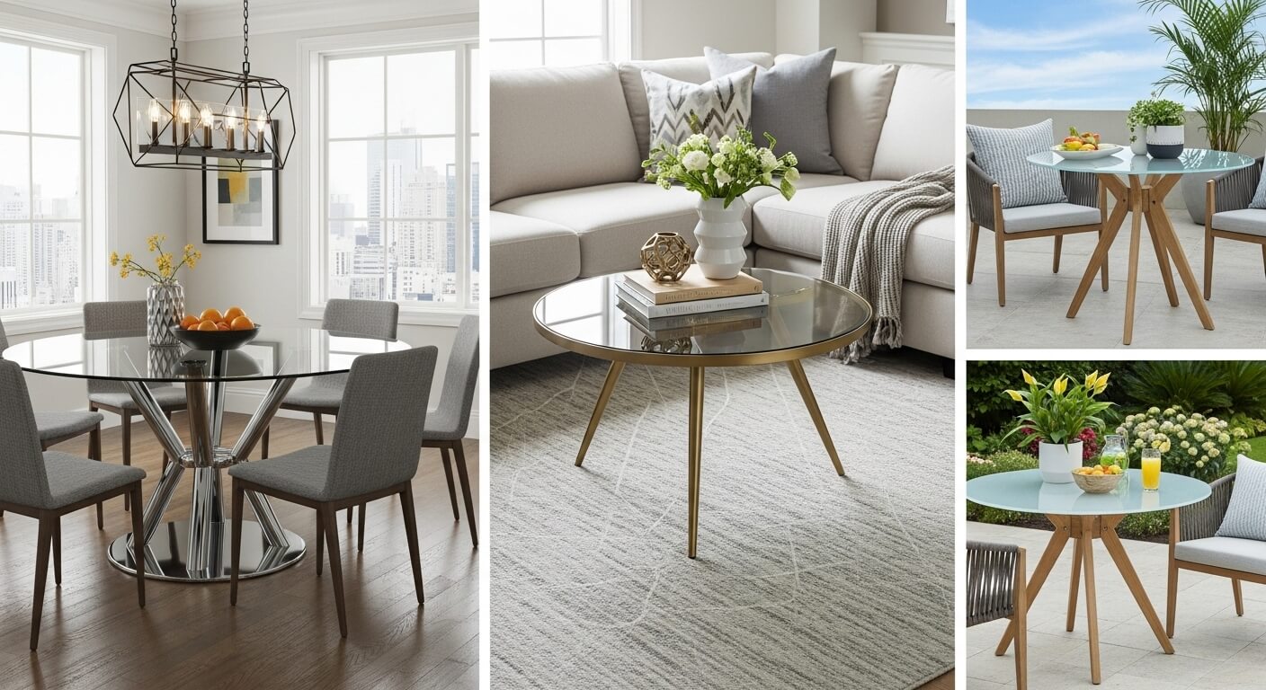 7 Stunning Reasons Why Glass Top Round Tables Are a Must-Have for Modern Homes