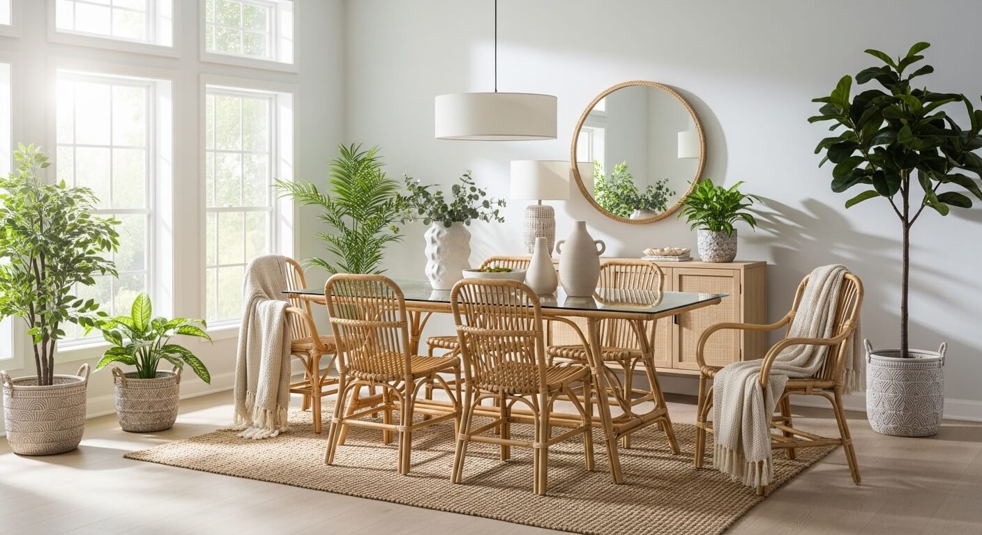 Rattan Glass Top Dining Table: 7 Powerful Reasons to Choose for a Stylish Home