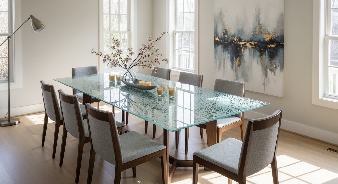 Table Top Glass Etching: 7 Amazing Benefits for Elegant Interiors